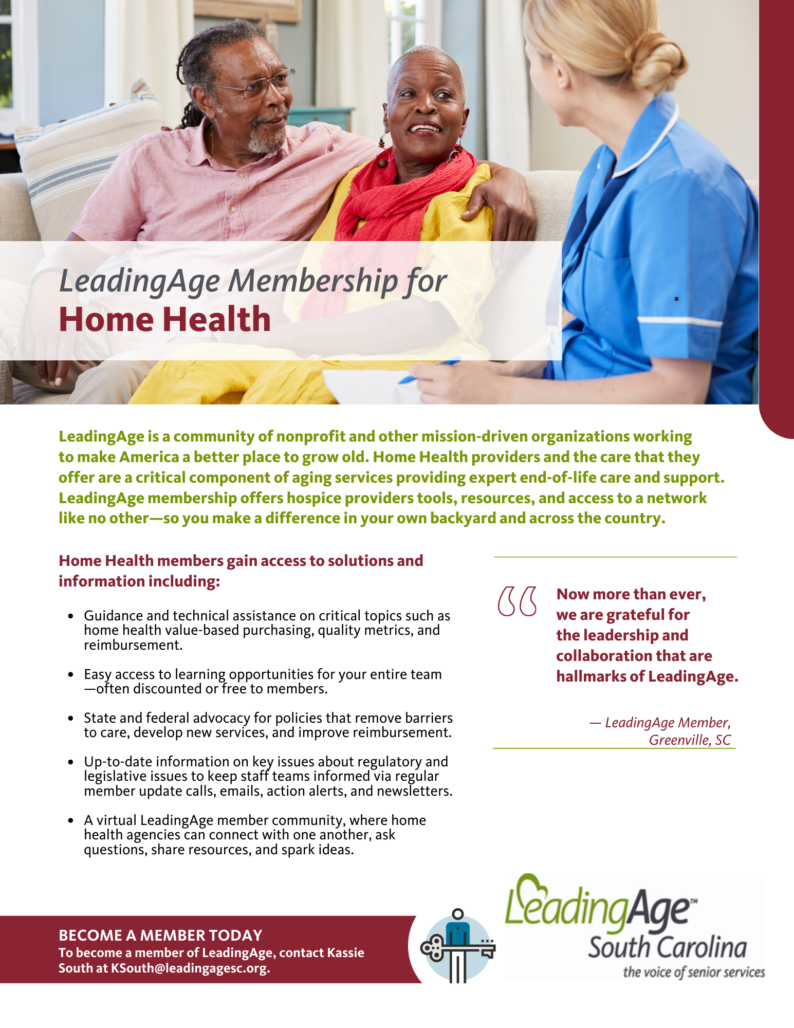 LeadingAge Home Health Membership Benefits