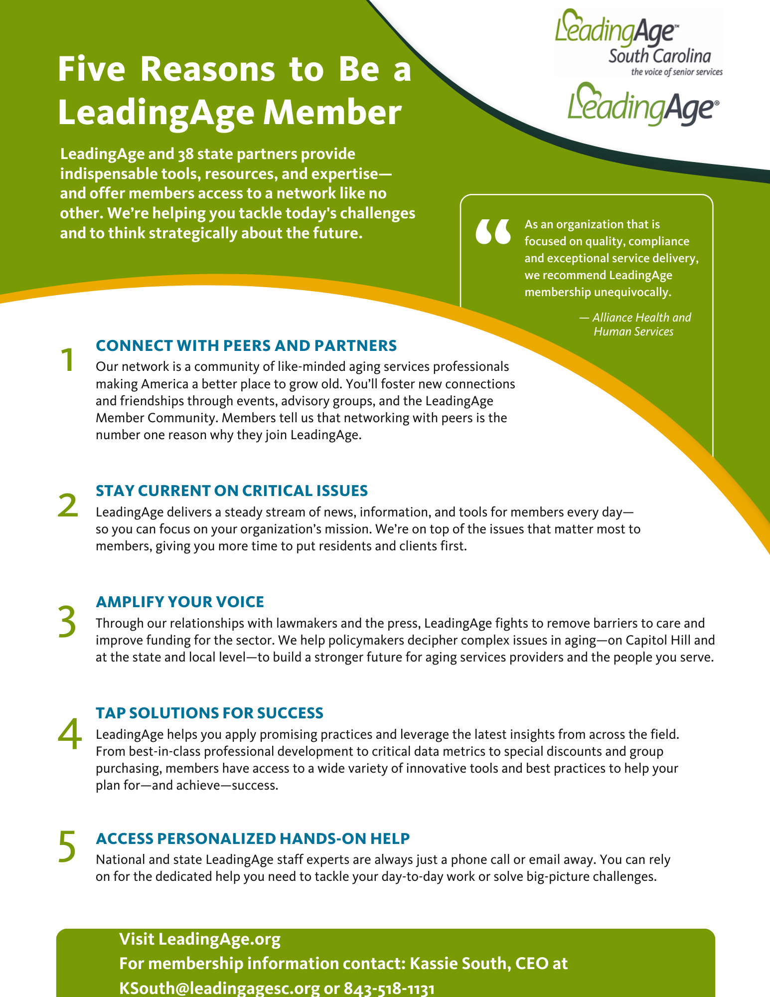 Five Reasons to Join LeadingAge